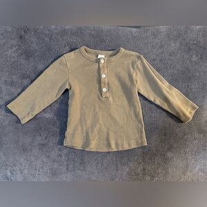 kate quinn Ribbed Henley Top